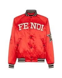 fendi blazer with fur|fendi varsity jacket.